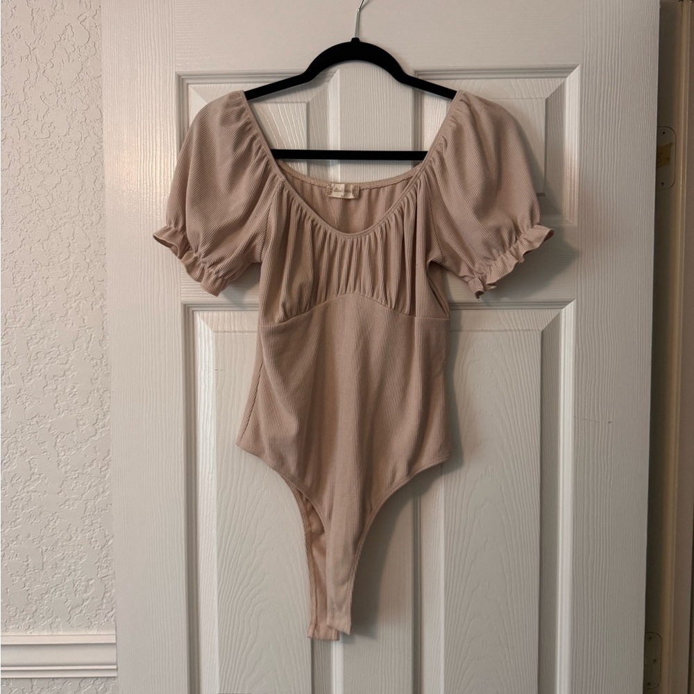 Altar'd State Cream Kids Bodysuit